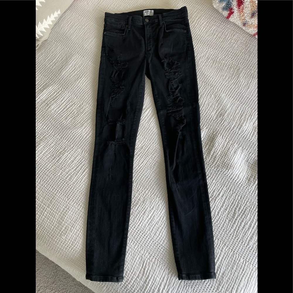 AGOLDE Black Denim Jeans